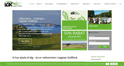 Desktop Screenshot of logstorgolfklub.dk
