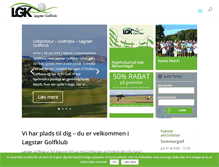 Tablet Screenshot of logstorgolfklub.dk